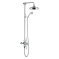 Abbey Traditional Thermostatic Exposed Dual Function Shower Valve System Chrome