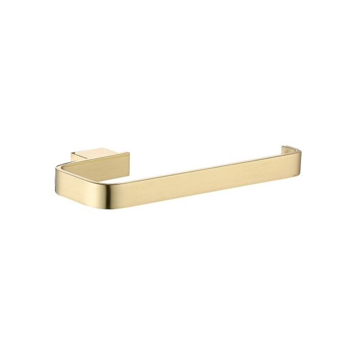 Alfred Victoria Cambridge Towel Ring Brushed Brass