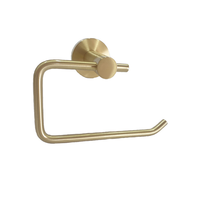 Alfred Victoria Oxford Toilet Roll Holder Brushed Brass 