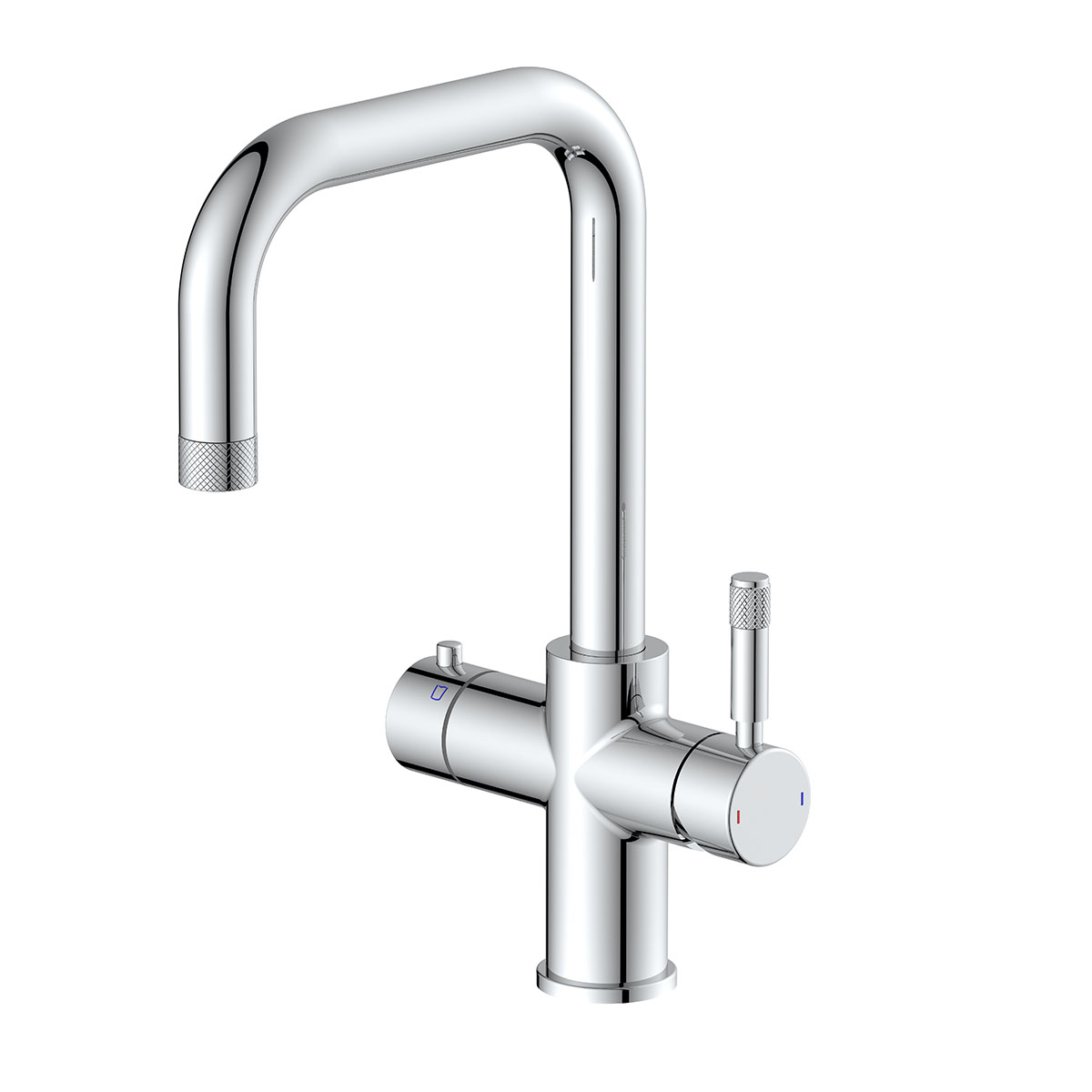Amara 4 in 1 Instant Boiling Water Kitchen Mixer Tap Chrome with Boiler & Filter