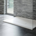 Kudos Connect 2 Anti Slip Rectangular Slimline Shower Tray White 1500 x 900mm Roomset