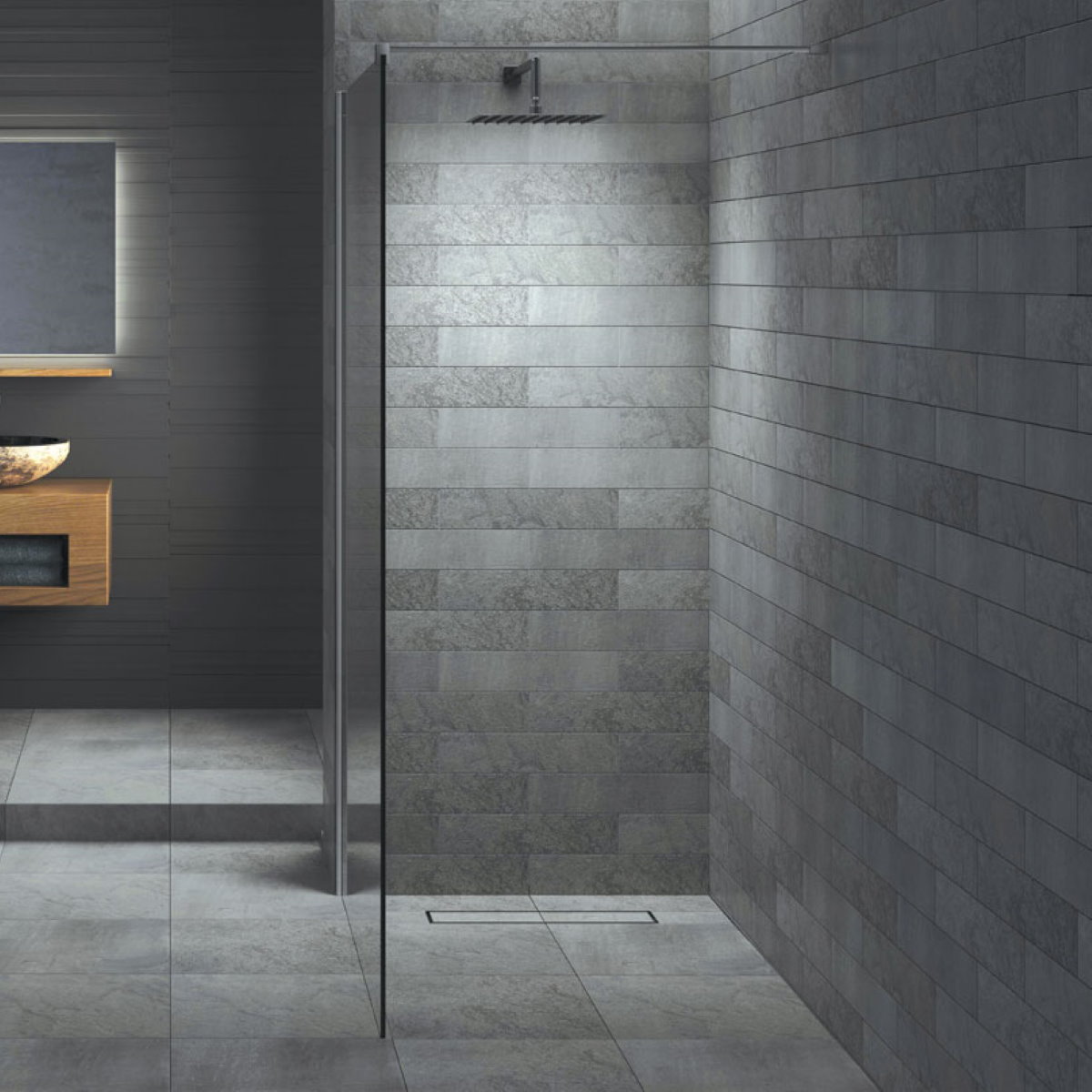 Aqua4Ma Linear Shower Deck Kit 1330 x 1000mm