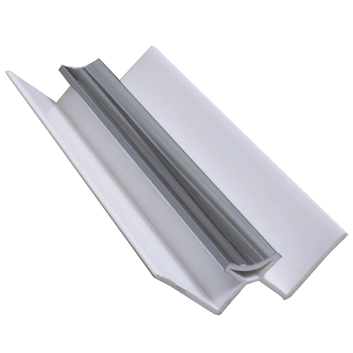 Aqua Pure PVC Internal Corner Trim Chrome 2400 x 10.5mm