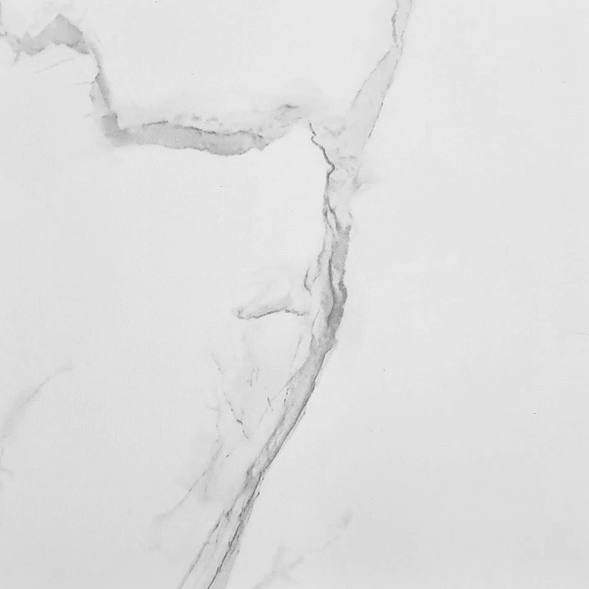 Aqua Pure White Cararra Marble Matt PVC Wall Panel 2400 x 1000 x 10mm Tongue & Groove