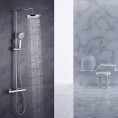 Arc Cool Touch Thermostatic Shower Mixer With Fixed Head & Riser Rail Kit VM107 Lifestyle