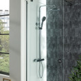 Arc Cool Touch Thermostatic Shower Mixer With Fixed Head & Riser Rail Kit VM107 Lifestyle