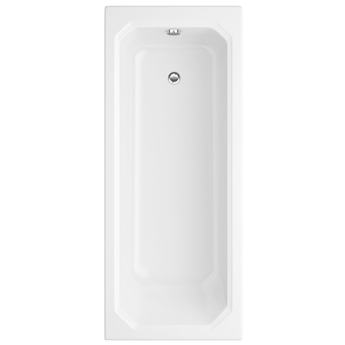 Trojan Art Deco Reinforced Single Ended Bath 1700 x 700