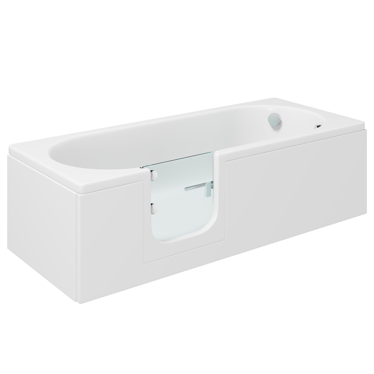 Trojan Bathe Easy Cascade Walk In Bath 1500 x 700 Left Hand