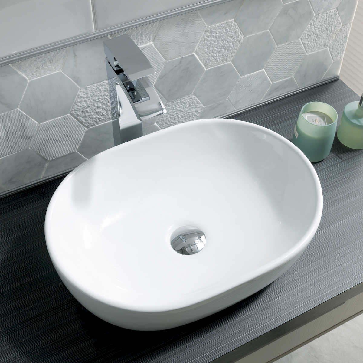 Lecico Bella Freestanding Round Basin 475mm