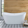Cardigan Freestanding Double Ended Slipper Bath 1800 x 900mm with Waste 