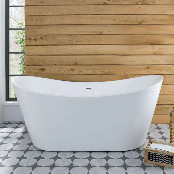 Cardigan Freestanding Double Ended Slipper Bath 1700 x 800mm with Waste 