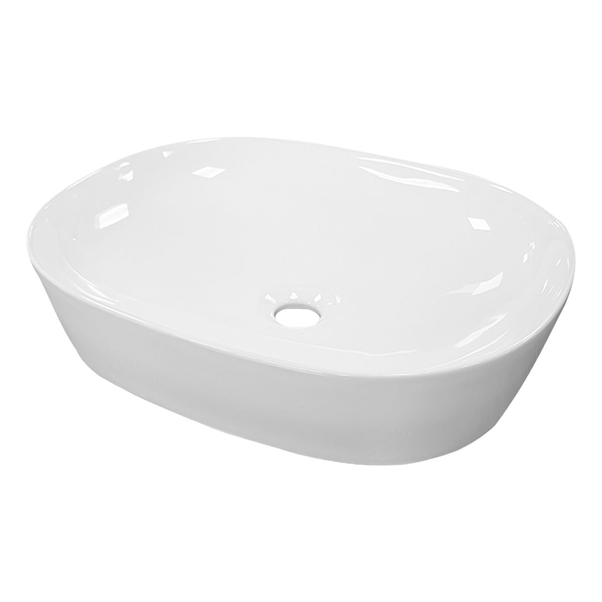 Cavan Freestanding Round Counter Top Basin 500mm