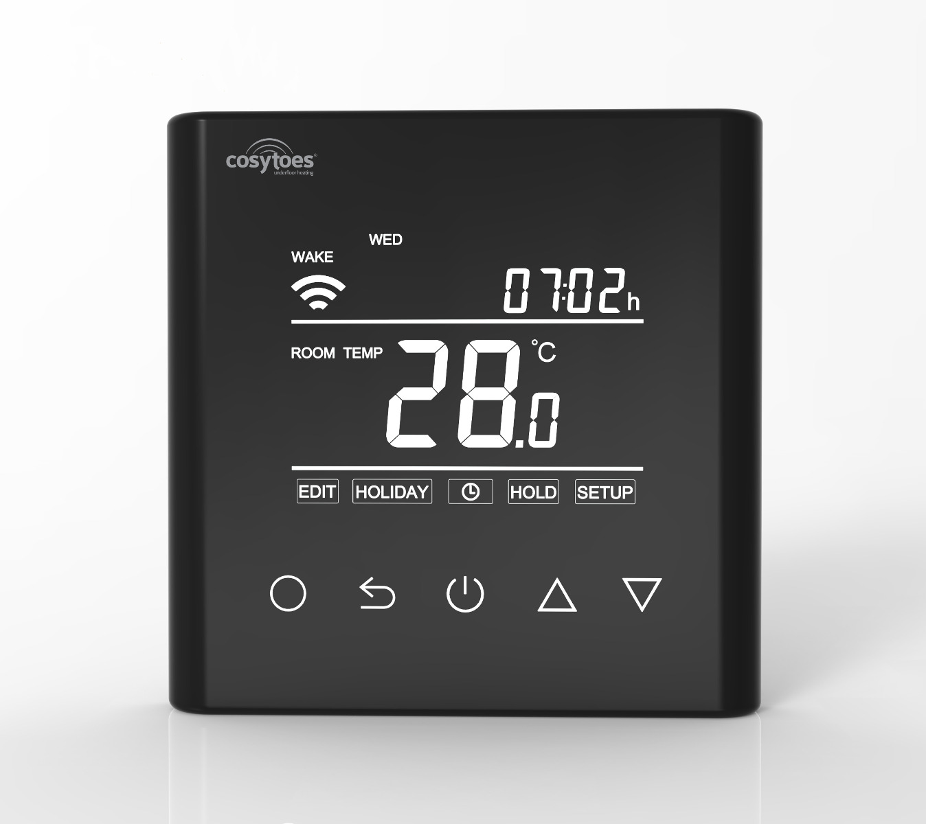 Cosytoes Curve Wifi Timerstat Black