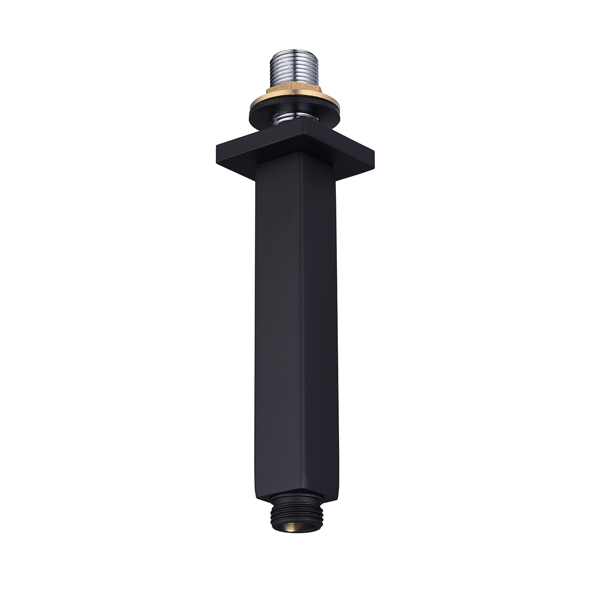 Cube Ceiling Shower Arm 150mm Matt Black 