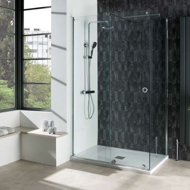 Aquadart Rolla 8 Sliding Shower, Sliding Door Shower Enclosure 1100 X 800