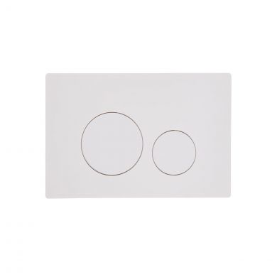 Tavistock Circle Flush Plate White TR9013