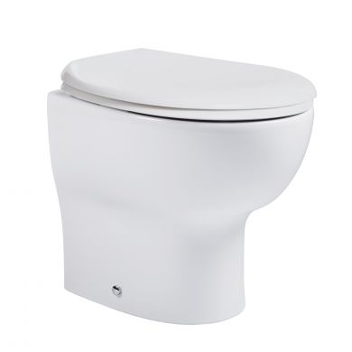 Tavistock Loft Back To Wall Rimless Toilet with Soft Close Seat