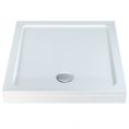 Elements Slimline Square Shower Tray with Riser Kit 1100 x 1100