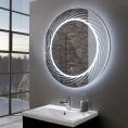 Opulent Ultra Slim Round LED Illuminated Mirror 800mm Room