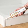 Elements Slimline Square Shower Tray White with Riser Kit 1100 x 1100mm