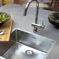 Reginox New York Stainless Steel Kitchen Sink 540 x 440mm Lifestyle