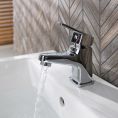 Tiber Bath Filler & Basin Mixer Chrome
