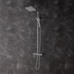Bordo Thermostatic Bar Valve Shower System with Fixed Shower Head

