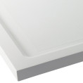 Davenport Anti Slip Slimline Offset Quadrant Shower Tray White 1200 x 800mm Left Hand