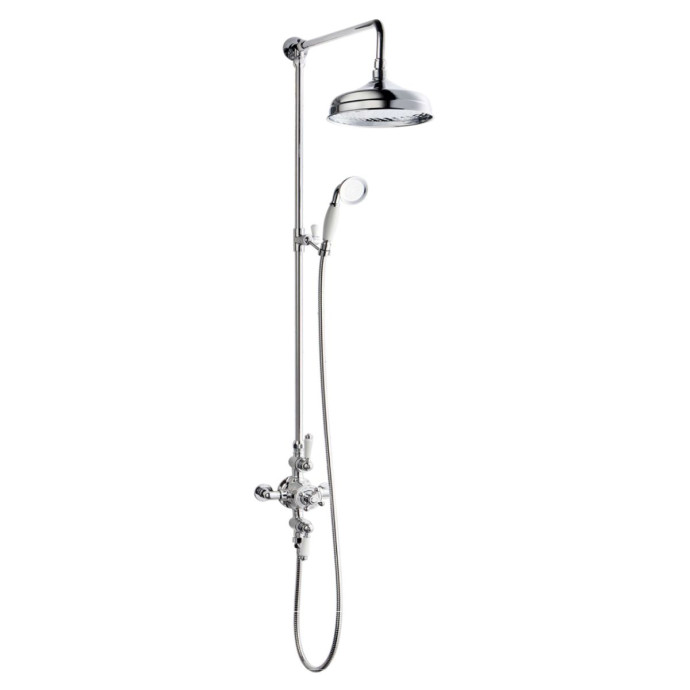 Downton Thermostatic Exposed Dual Function Shower Valve System