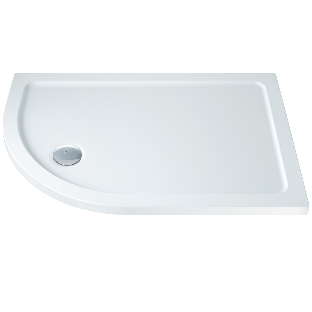 MX Elements Offset Quadrant Shower Tray White 900 x 800mm Left Hand ...