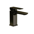 Endeavour Basin Mixer Tap Gloss Black with Click Waste