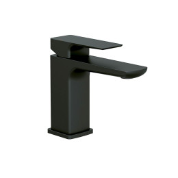 Endeavour Cold Start Basin Mixer Tap Matt Black with Click Waste