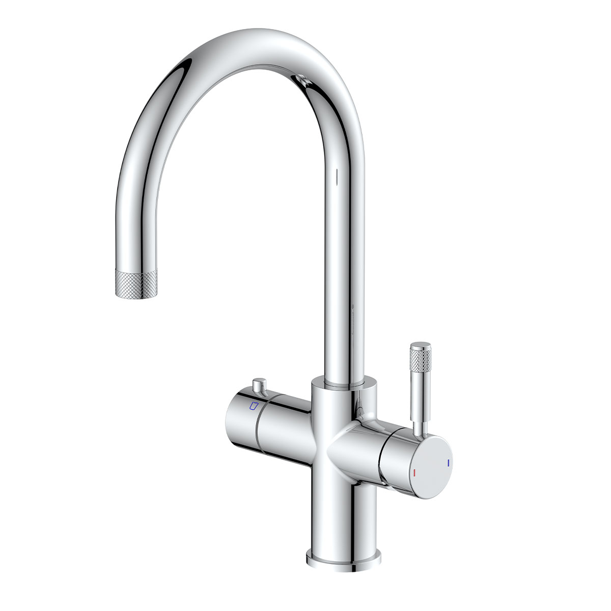 Evoca 4 in 1 Instant Boiling Water Kitchen Mixer Tap Chrome with Boiler & Filter