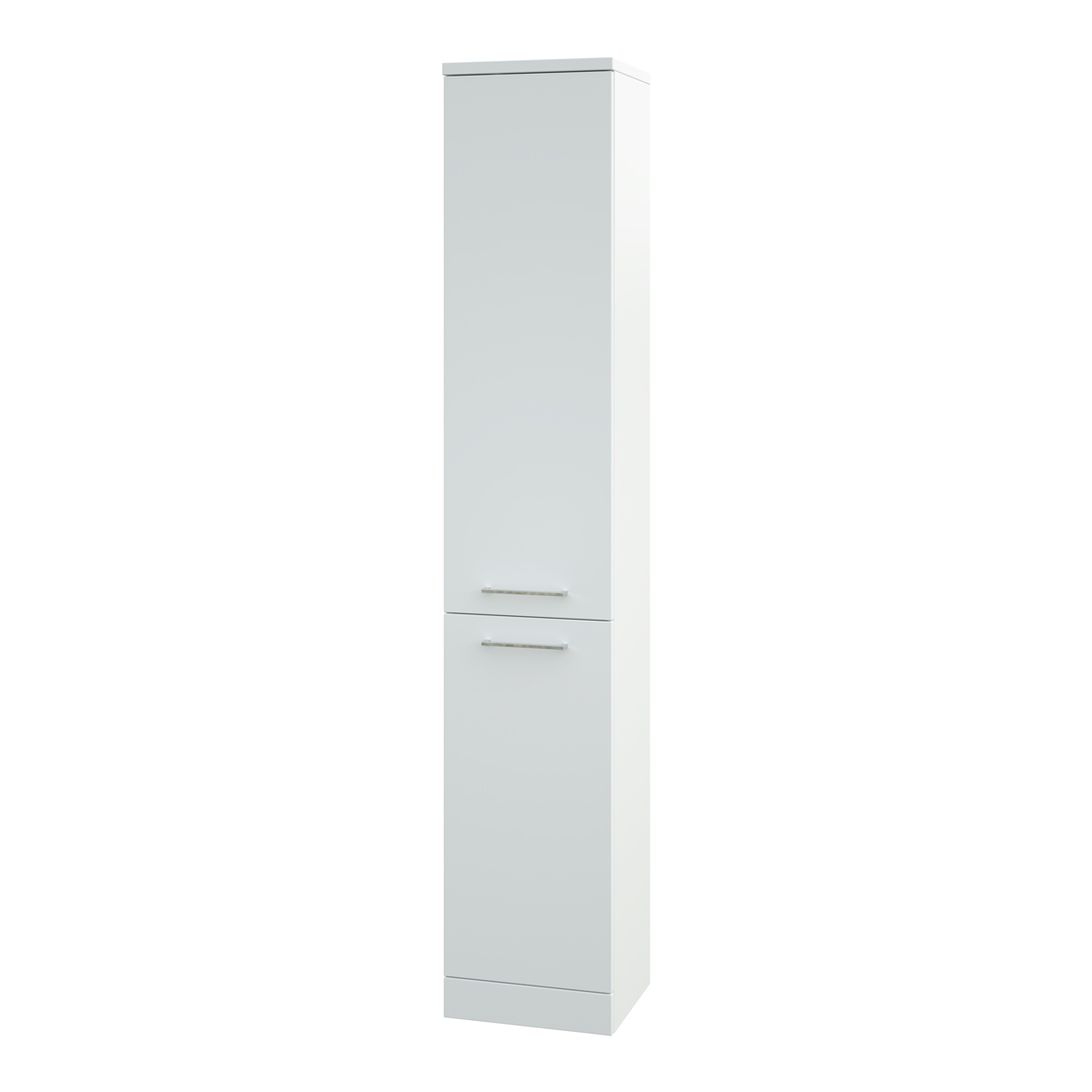 Glacier 2 Door Tall Storage Unit White Gloss 350mm