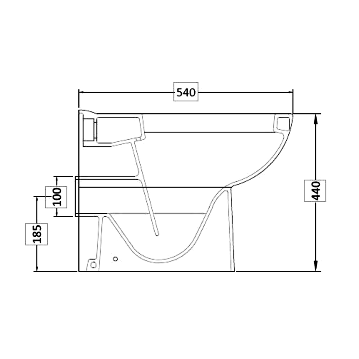 Premier Ivo Comfort Height Back To Wall Toilet with Soft ...