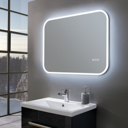 Radiance Ultra Slim Landscape LED Illuminated Mirror 800 x 600