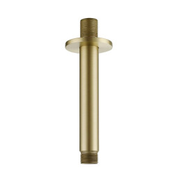 Globe Ceiling Shower Arm 120mm Brushed Brass