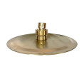 Globe Round Fixed Thin Shower Head 200mm Brushed Brass