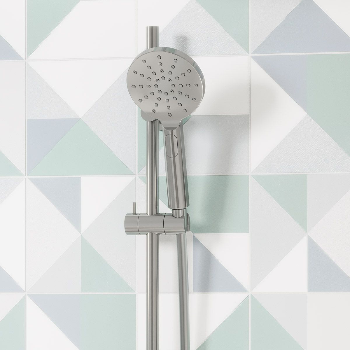 Globe Round Thermostatic Dual Function Concealed Shower Valve System Chrome