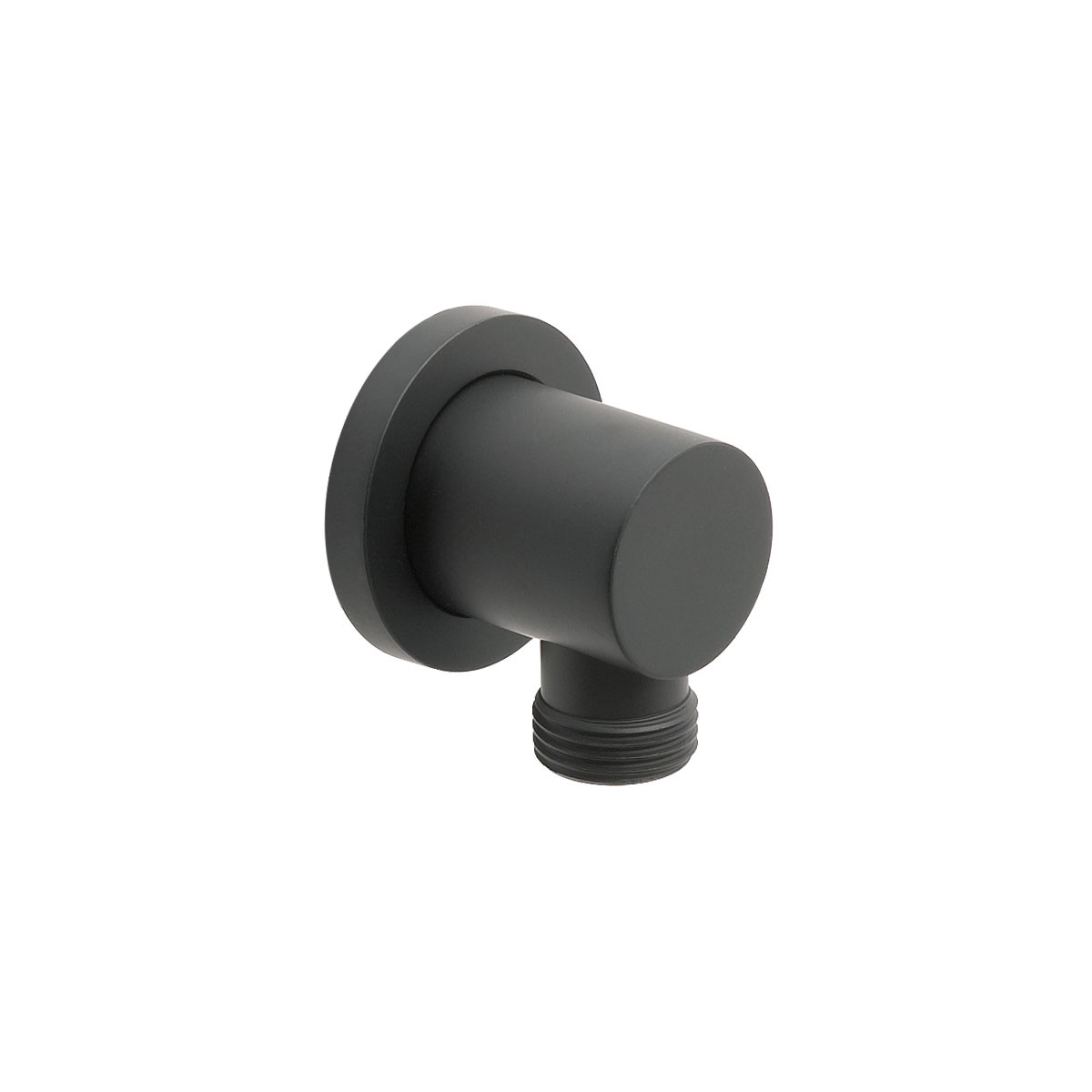 Globe Wall Outlet Elbow Matt Black