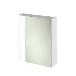 Hudson Reed Fusion Mirrored Wall Cabinet White Gloss 600mm