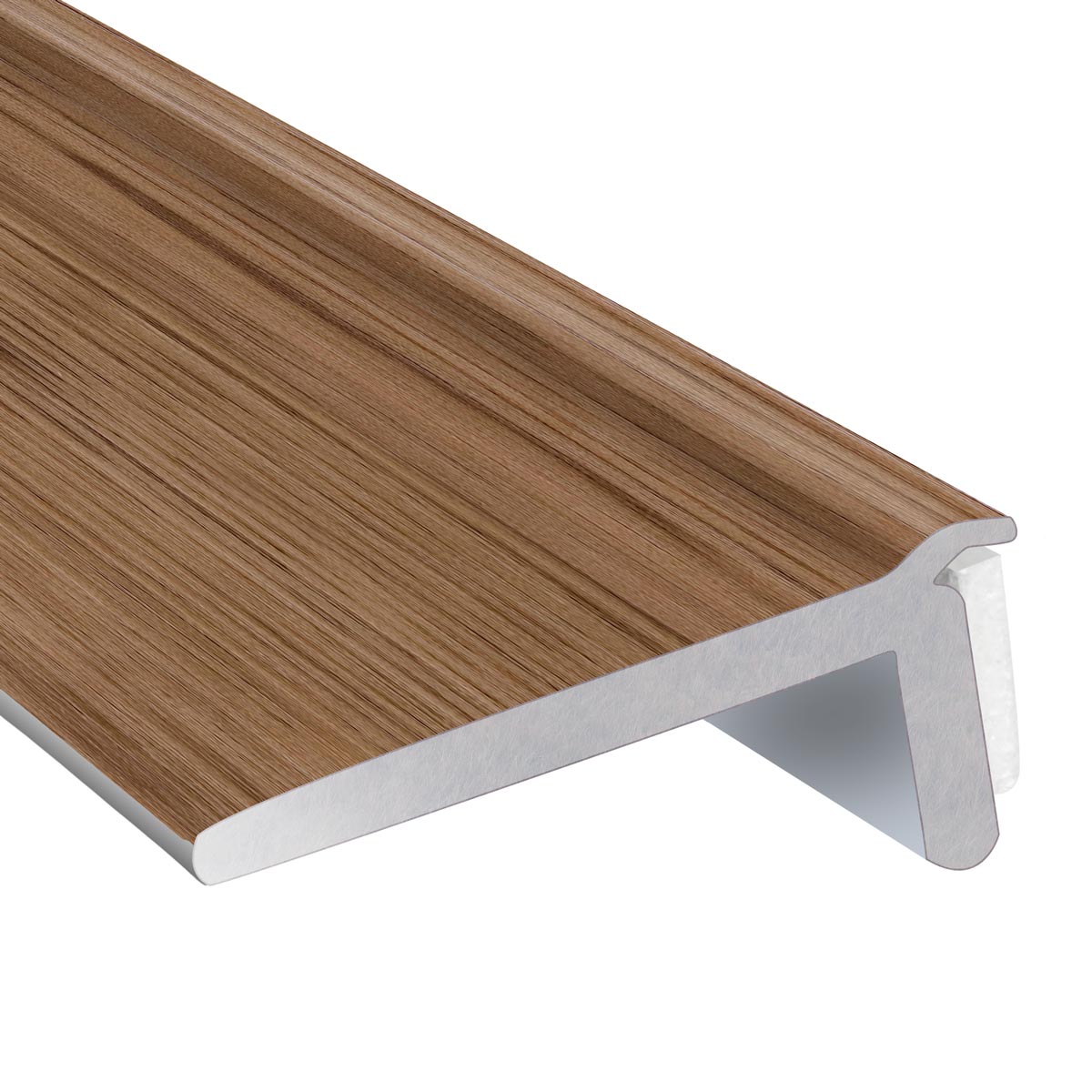 Hydro Step PVC Stick on Edge Trim Mature Oak 2000mm
