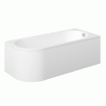 Trojan J Shape Bath 1695 x 745mm with Panel Right Hand