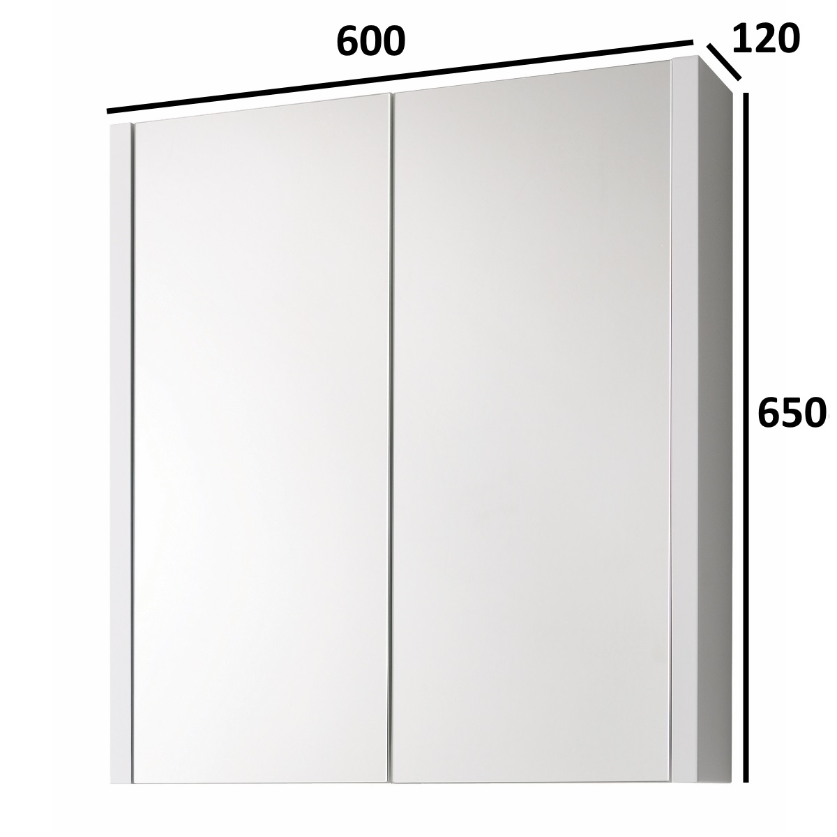 Argos home 2 door outlet mirrored bathroom cabinet