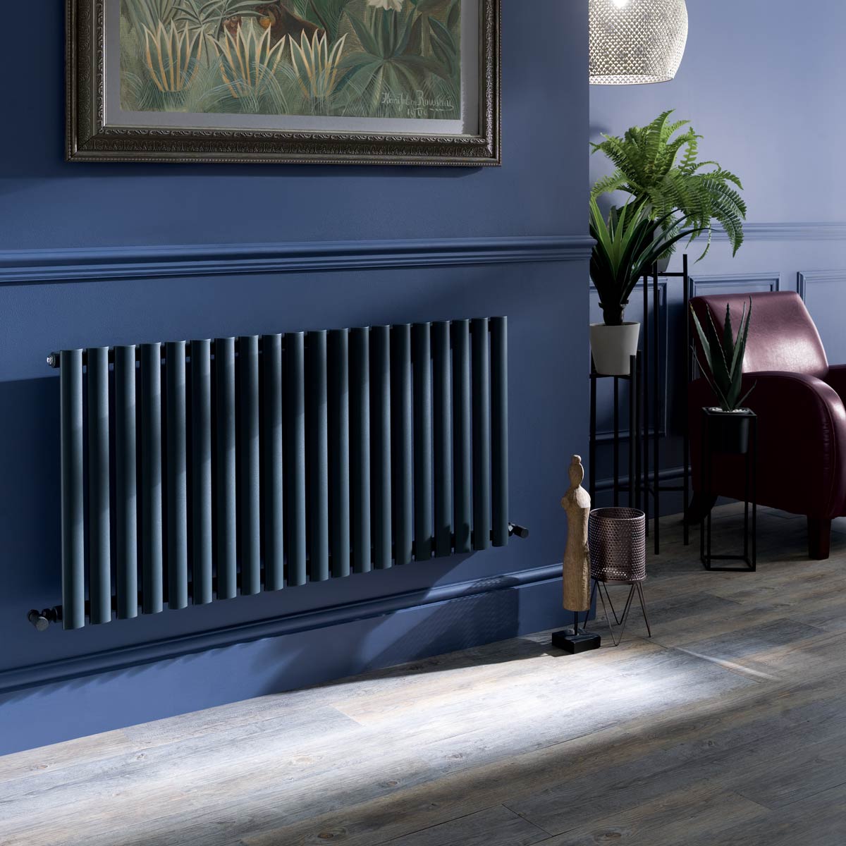 Koda Designer Single Radiator Anthracite 600 x 600mm