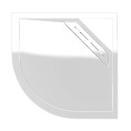 Kudos Connect 2 Anti Slip Slimline Quadrant Shower Tray White 900 x 900mm
