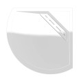 Kudos Connect 2 Curved Slimline Shower Tray 910 x 910mm Top View