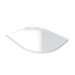 Kudos Connect 2 Antislip Slimline Offset Quadrant Shower Tray White 1200 x 900mm Left Hand