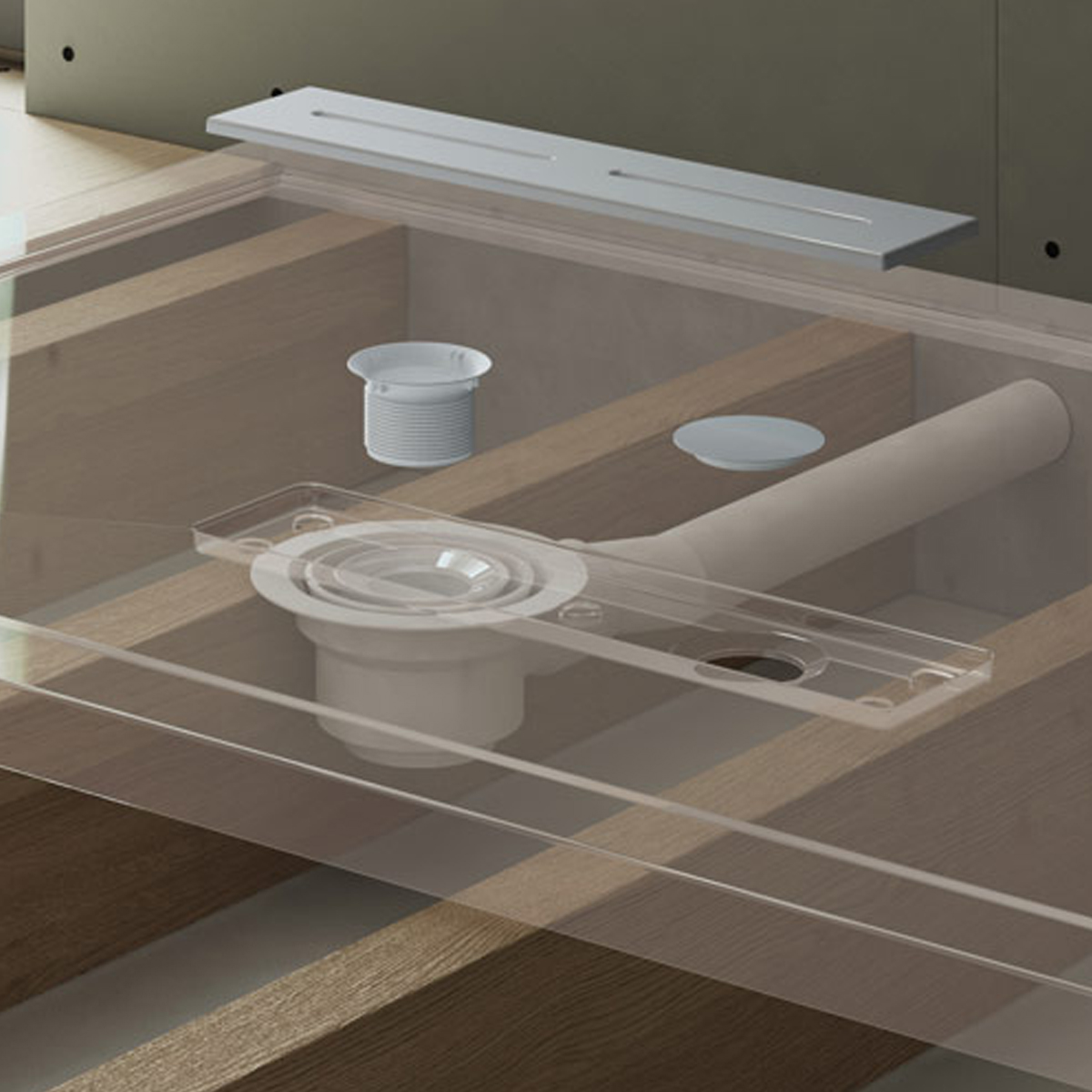 Kudos Connect2 Shower Tray Waste 50mm Bathroom Supastore