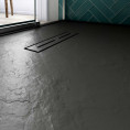Kudos Connect 2 Slate Rectangular Slimline Shower Tray Dark Grey 1500 x 700mm Lifestyle 2